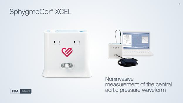 SphygmoCor XCEL biometric monitoring device by CardieX Ltd